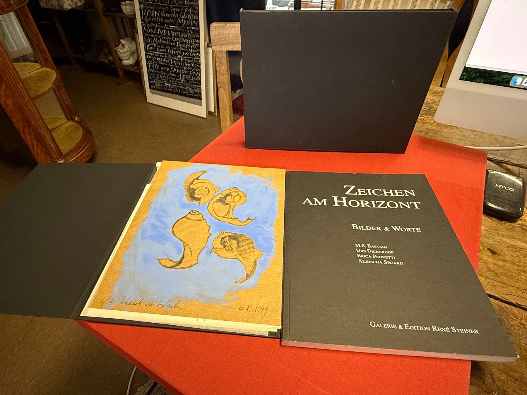 Grafica & Litografie: Zeichen am Horizont MS Bastian Ségard Dickerhoff Pedretti – Usato da Bern venduto da Jwpm66