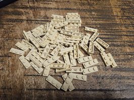 lego 3623 lot de 80 pièces Tan Plate 1 x 3