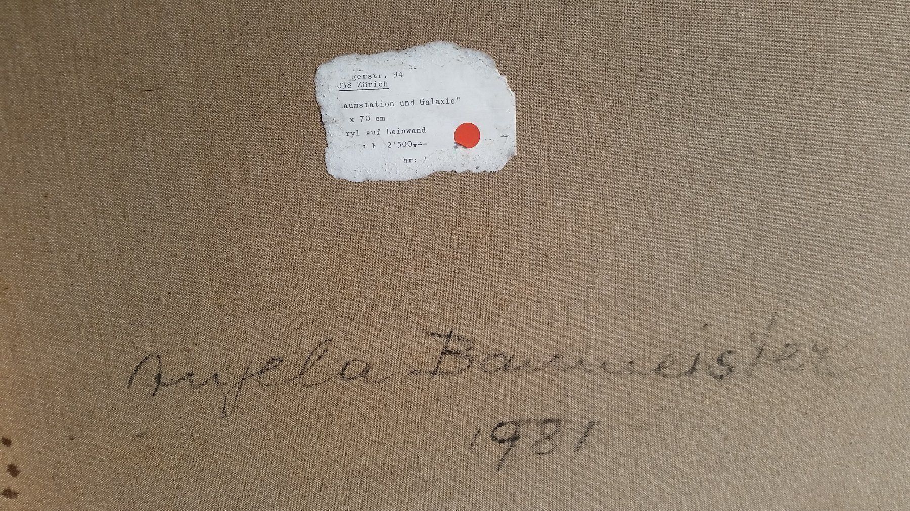 Gemälde: ölgemälde auf Leinwand, gerahmt, 71x72 – Gebraucht aus Herrliberg von AlexandraBopp 4