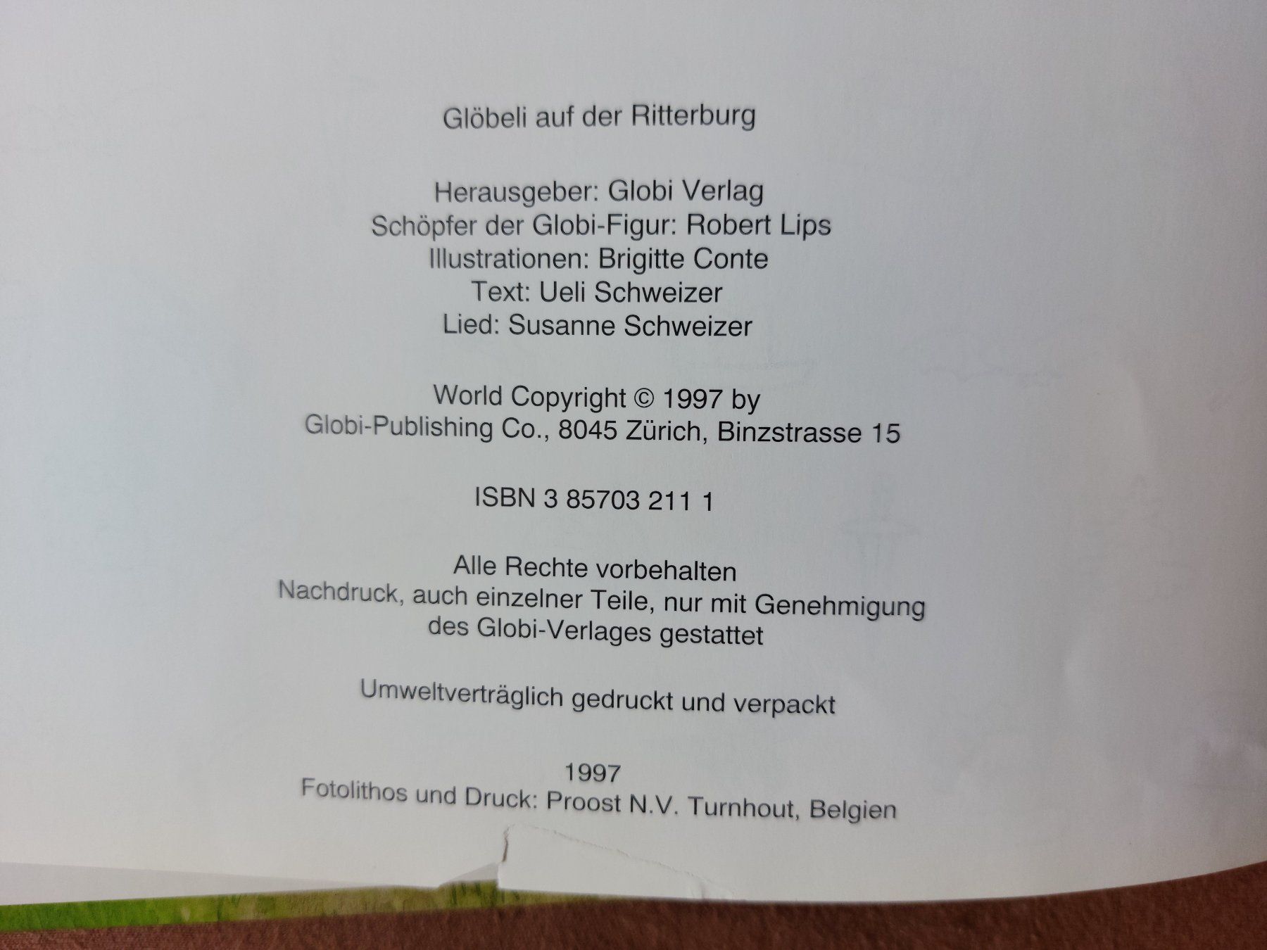 Bücher: Glöbeli auf der Ritterburg Buch – Gebraucht aus Unterseen von Ruia3333 3
