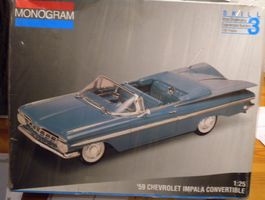 Monogram '59 Chevrolet Impala Convertible, Bausatz 1:25