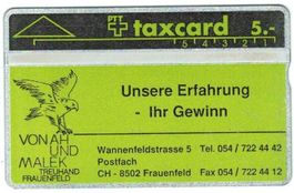Taxcard 106D_21850 von Ah "Ihr Gewinn" 700 Ex ungebraucht