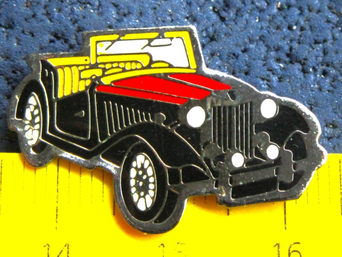 MG Placchette & Badge: MG MIDGET 1945 AUTO PIN GLASIERT MIT SECURITY-CLIP KLEINFEIN – Usato da Ettingen venduto da Hausi4711 1