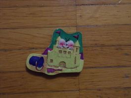Diddl Magnet Diddl baut ein Sand Schloss