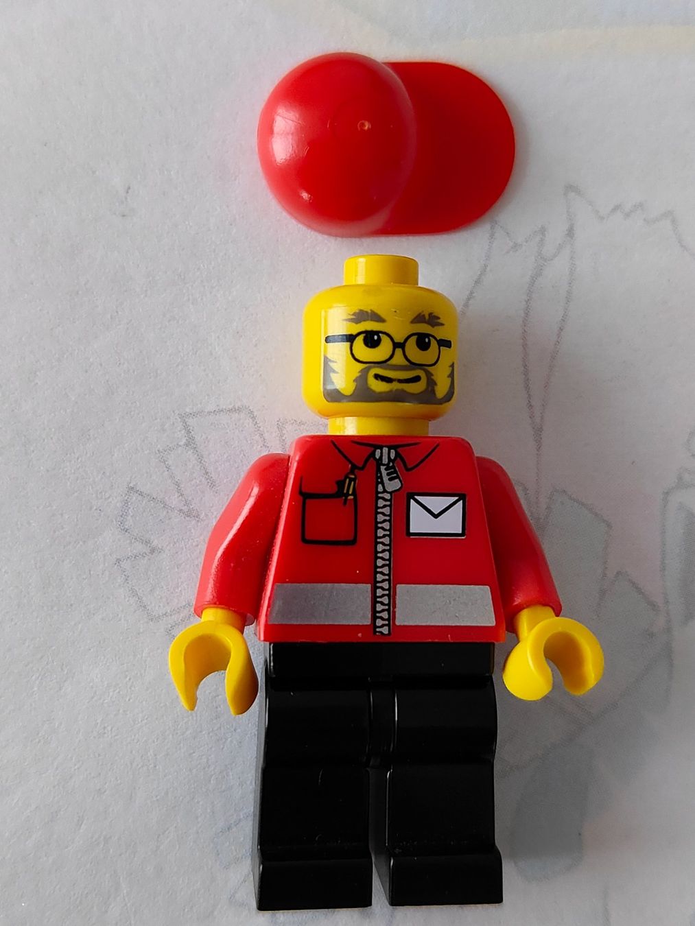 Lego Kit di costruzioni: Legofigurenteile  Postbote   post006  /E07 – Usato da St. Gallen venduto da Bisaknosp 1