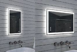 LED Lichtspiegel 40x60x mit Multifunktions-Touchschalter