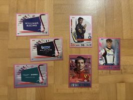 Topps F1 Turbo Attax 2024 – 6x Pink Parallel Karten