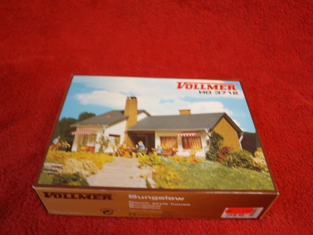Maquette Vollmer 3712 – Maison Plain-pied HO (1:87) – Ancien Modèle Monté