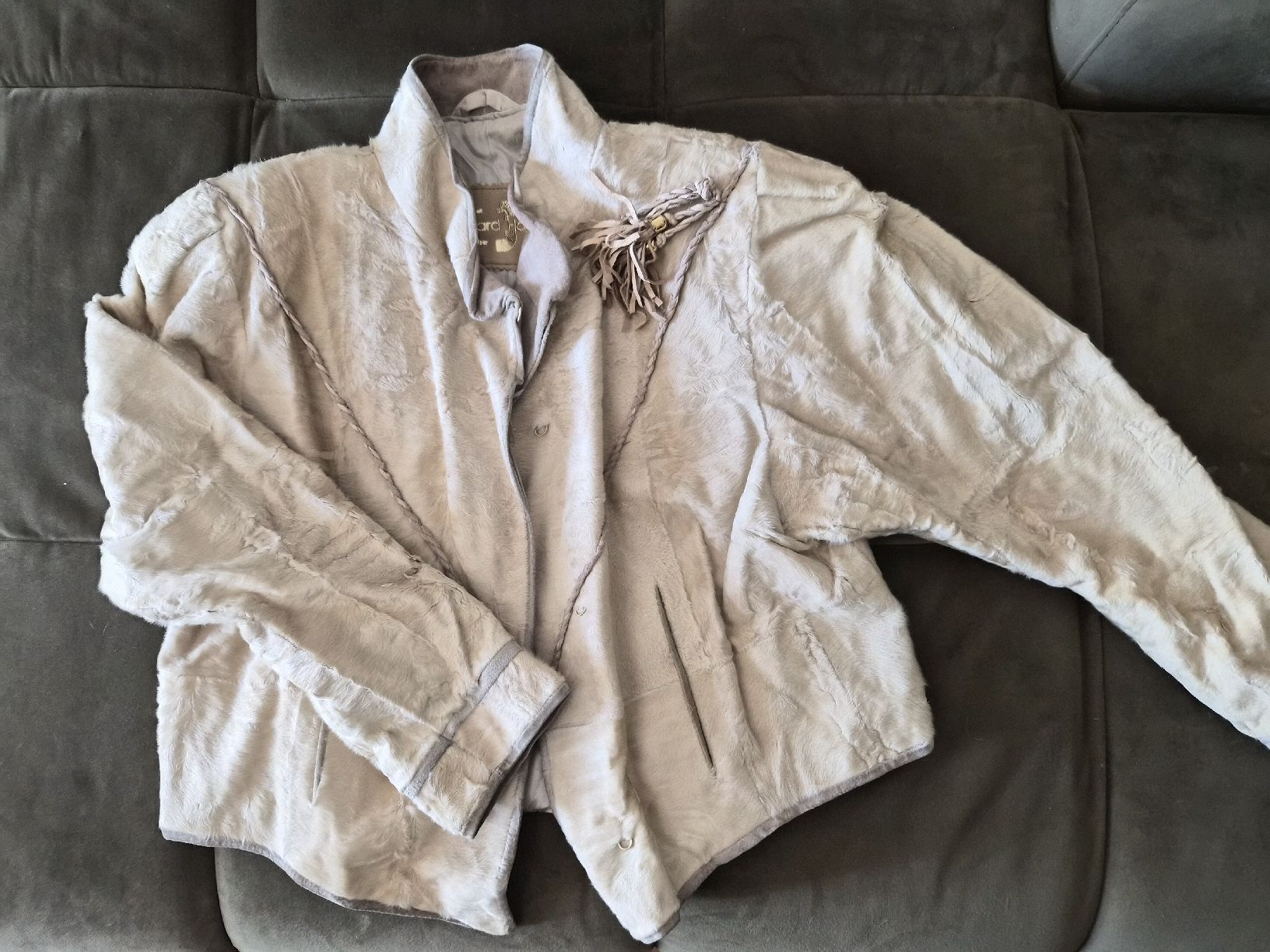Giacche: Pelz-Lederjacke Gr. 38 – Usato da Winterthur venduto da Lauruus