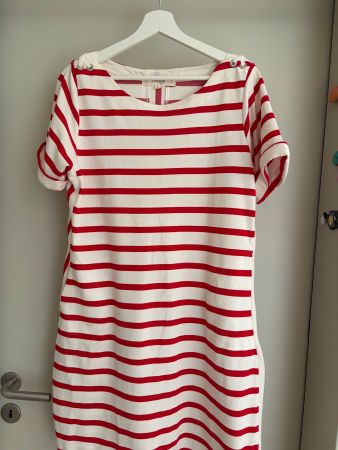 Kleid gestreift rot weiss Grösse L guter Zustand