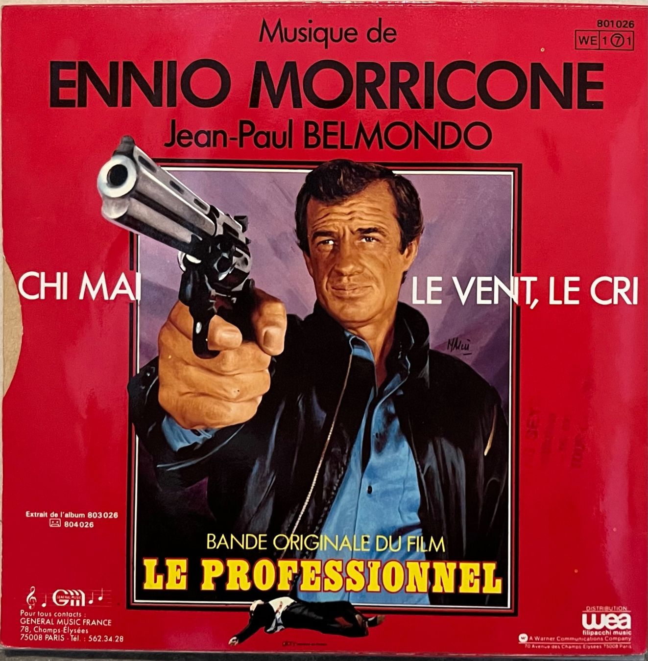 Vinyles: B.O. DU FILM LE PROFESSIONNEL – D'occasion à Bussigny par vinyl-pas-cher 1