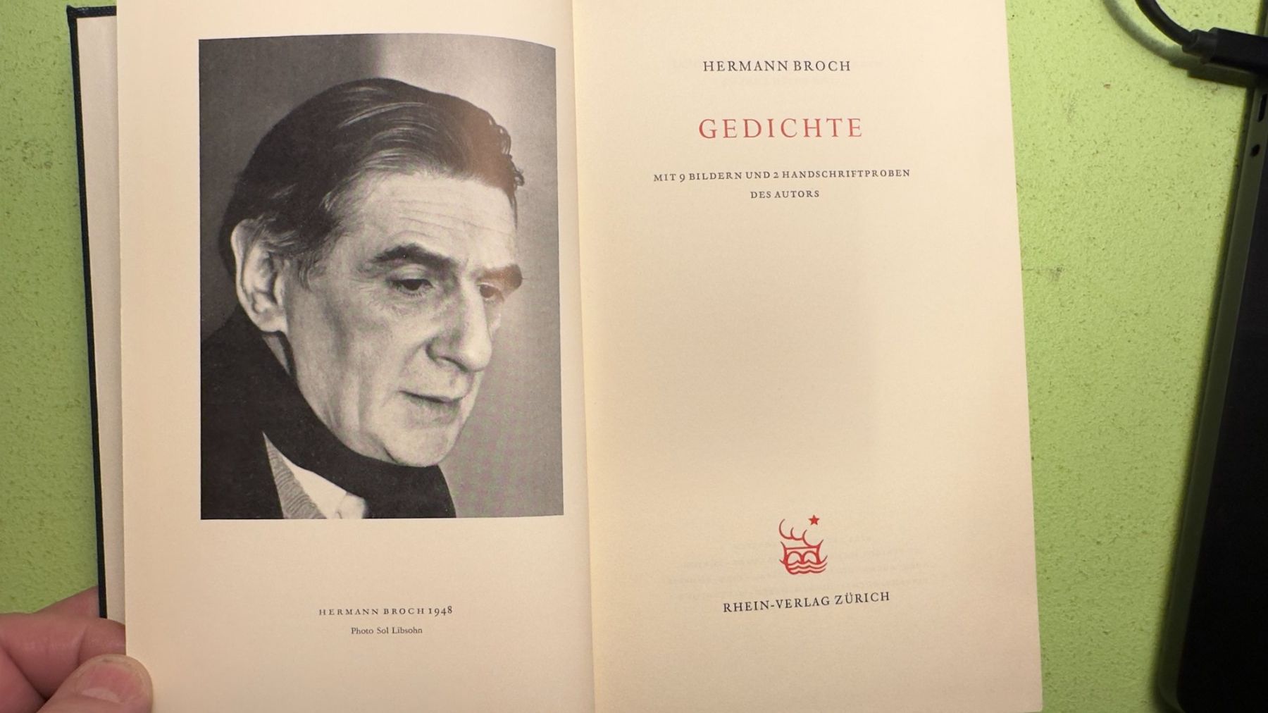 Livres: Hermann Broch: Gedichte – D'occasion à Zürich par allp 1