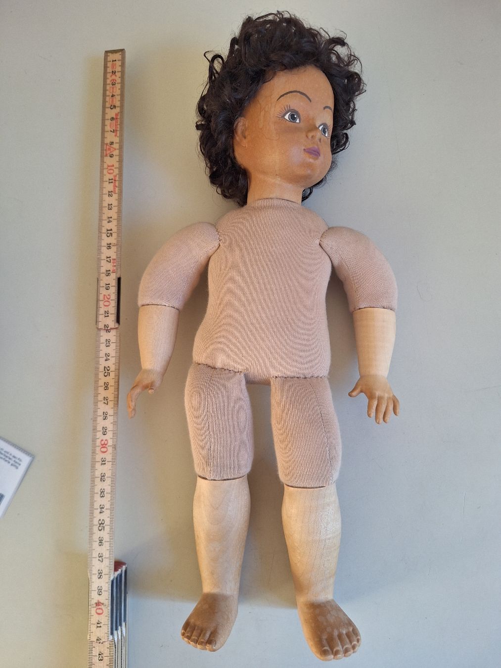 Bambole: Puppe aus Holz und Stoff – Usato da Worb venduto da Baaba 7
