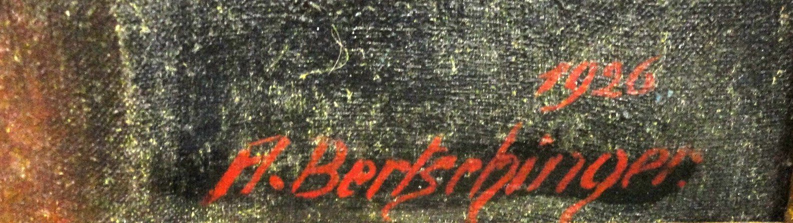 Dipinti: A.Bertschinger Gigantisches Gemälde AUKTION – Usato da zurich venduto da ARTMYART 3