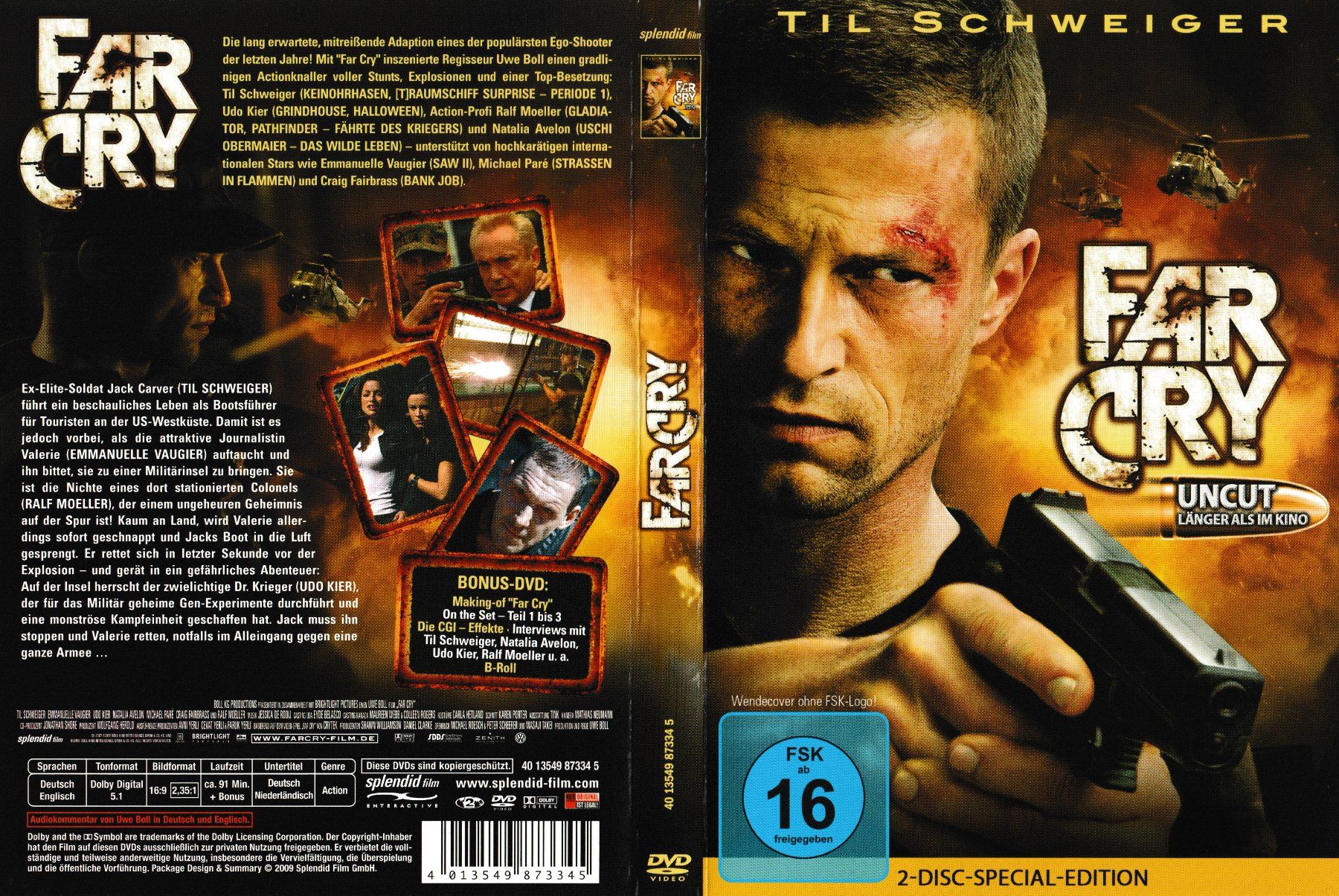 Tutti i DVDs: DVD - Far Cry - 2Disc Edition (Uncut) – Usato da Langnau am Albis venduto da MediaRescuerKeLoX