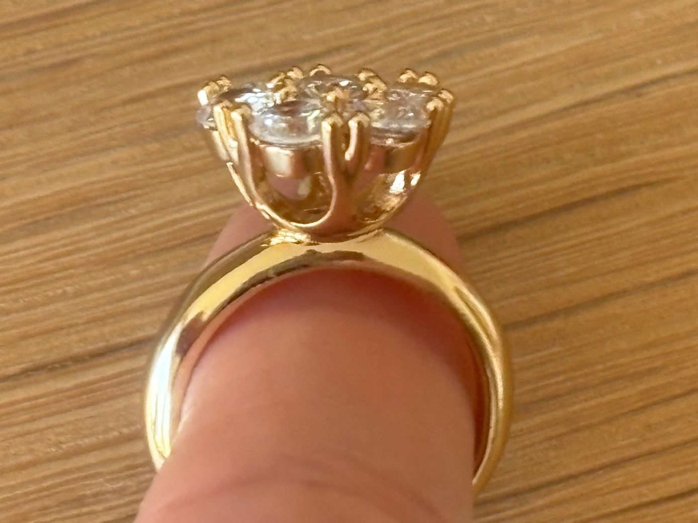Ringe: Luxus Elegante Gr: 16/6 Ring Gold Farbe – Neu (gemäss Beschreibung) aus Biel-Bienne von Roserosse13 4