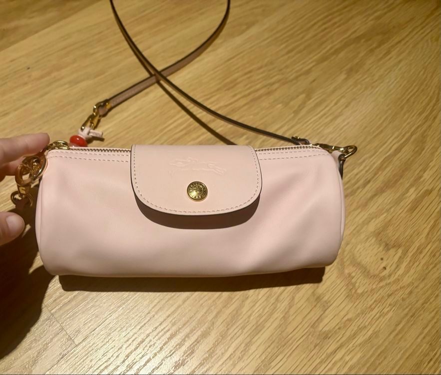 Longchamp Borse da donna: Longchamp Umhängetasche Rosa Leder – Usato da Basel venduto da astwo 8