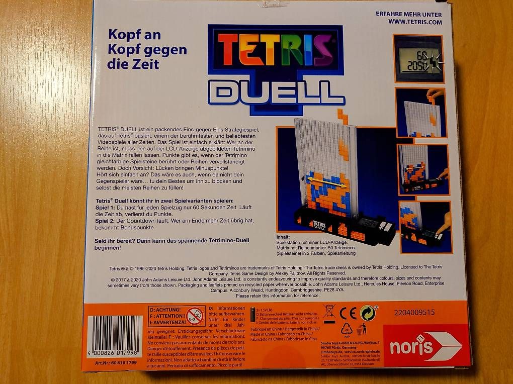 Giochi: Tetris Duell – Nuovo e nell'imballaggio originale da Leuzigen venduto da Darcry 1
