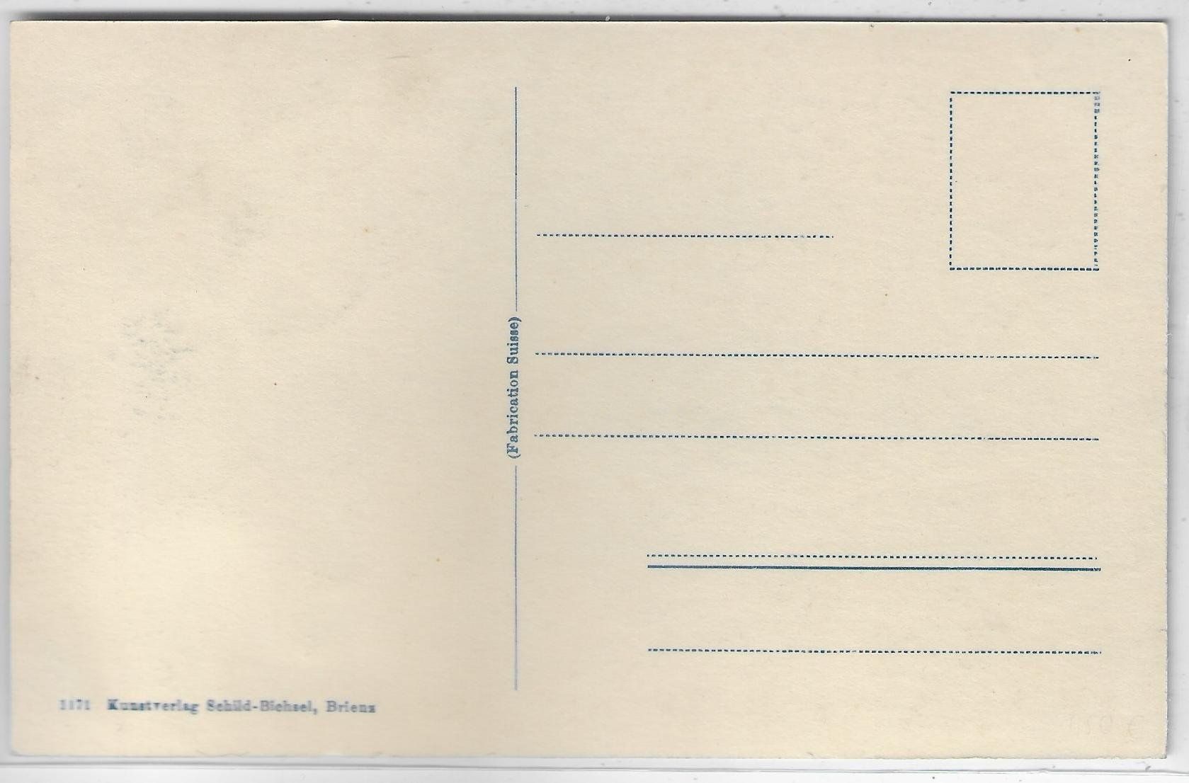 Cartoline postali: Beatenberg - Niesenkette - Hotel Beatrice – Usato da Ettingen venduto da Kartenplanet 1