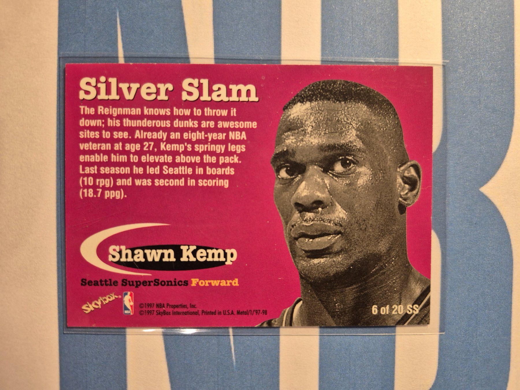 Nba Carte collezionabili: NBA Shawn Kemp Seattle Super Sonics – Usato da Treiten venduto da Sauber73 1