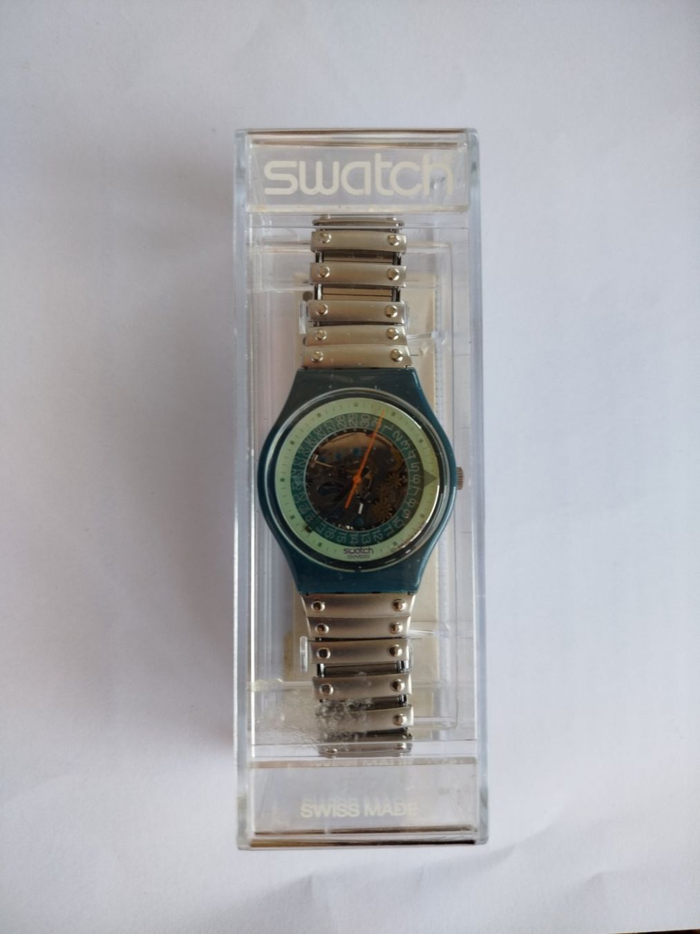 Swatch Orologi: SWATCH Skelettuhr mit Flex - Stahlband – Nuovo (secondo la descrizione) da Zug venduto da Robert0125 4
