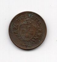 (450) Schweiz, 1 Rappen, 1882, vz