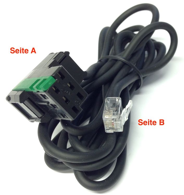 HP 8121-0844 Telefon Fax Modem Kabel TT89-zu-RJ12 4pol (Neu (gemäss ...