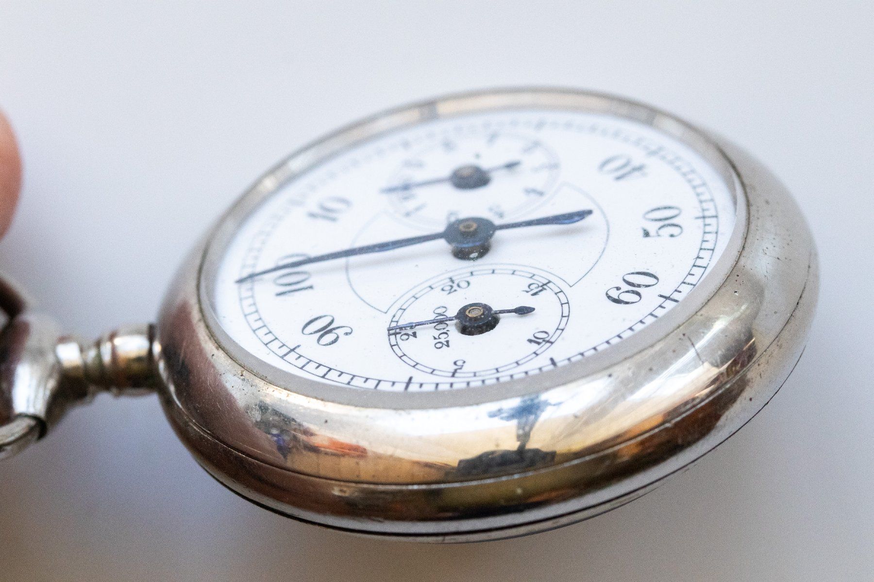 Orologi: Antiker Henri Chatelain Pedometer/Paceometer - 3F – Usato da Zürich venduto da papsas 3