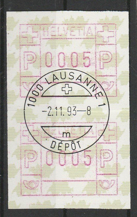 Tutti i francobolli: Zusammenhängend auf Nr. 9 ET Stempel – Usato da Oberglatt ZH venduto da Wiedmi6