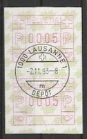 Zusammenhängend auf Nr. 9 ET Stempel
