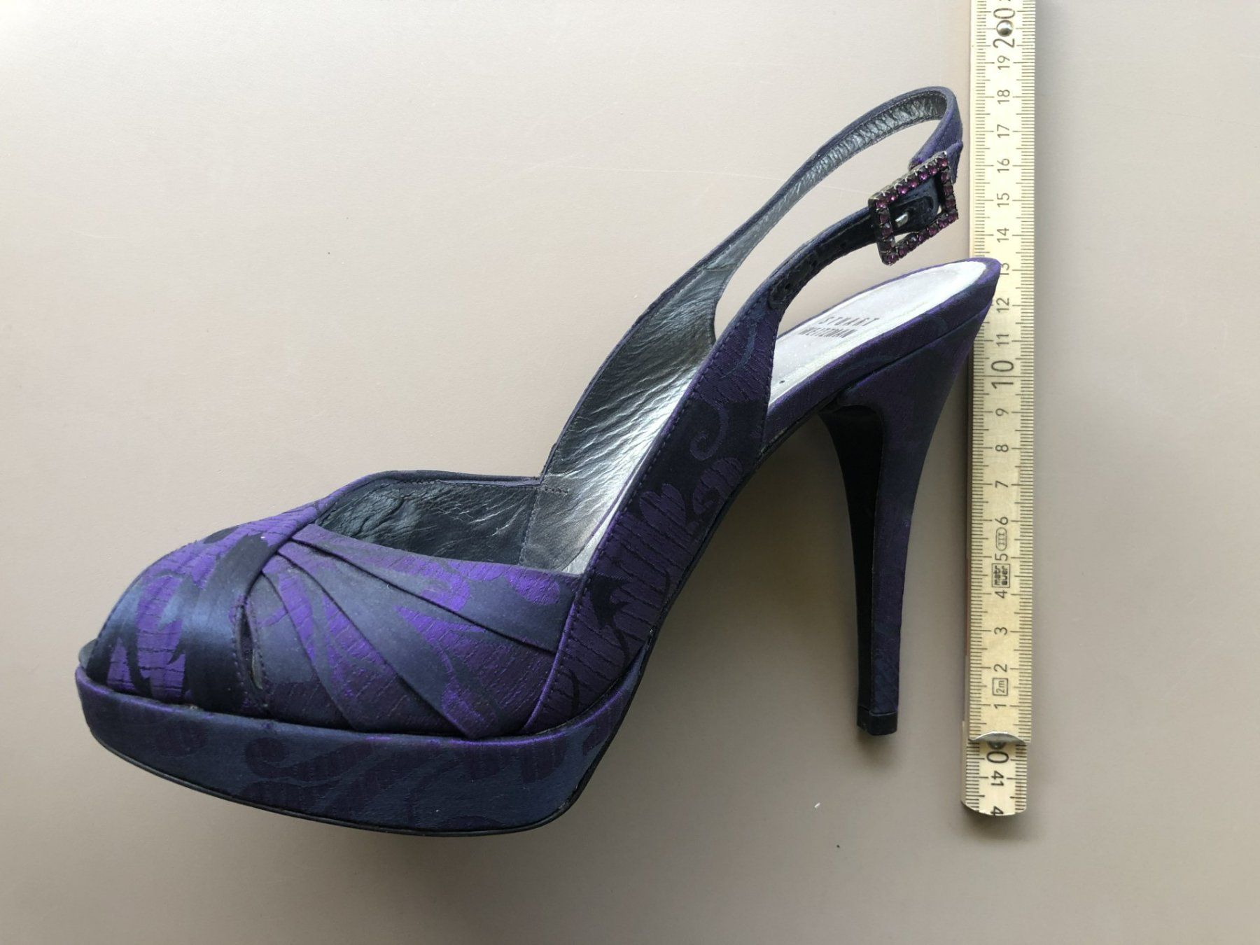 Stuart Weitzman Damenschuhe: Stuart Weitzman Platform/Plateau Peeptoes Pumps Slingback – Gebraucht aus Zürich von TSchaefer01 4