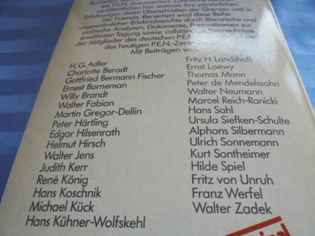 Libri: Literatur des Exils – Usato da Hinwil venduto da Glasperlen 1