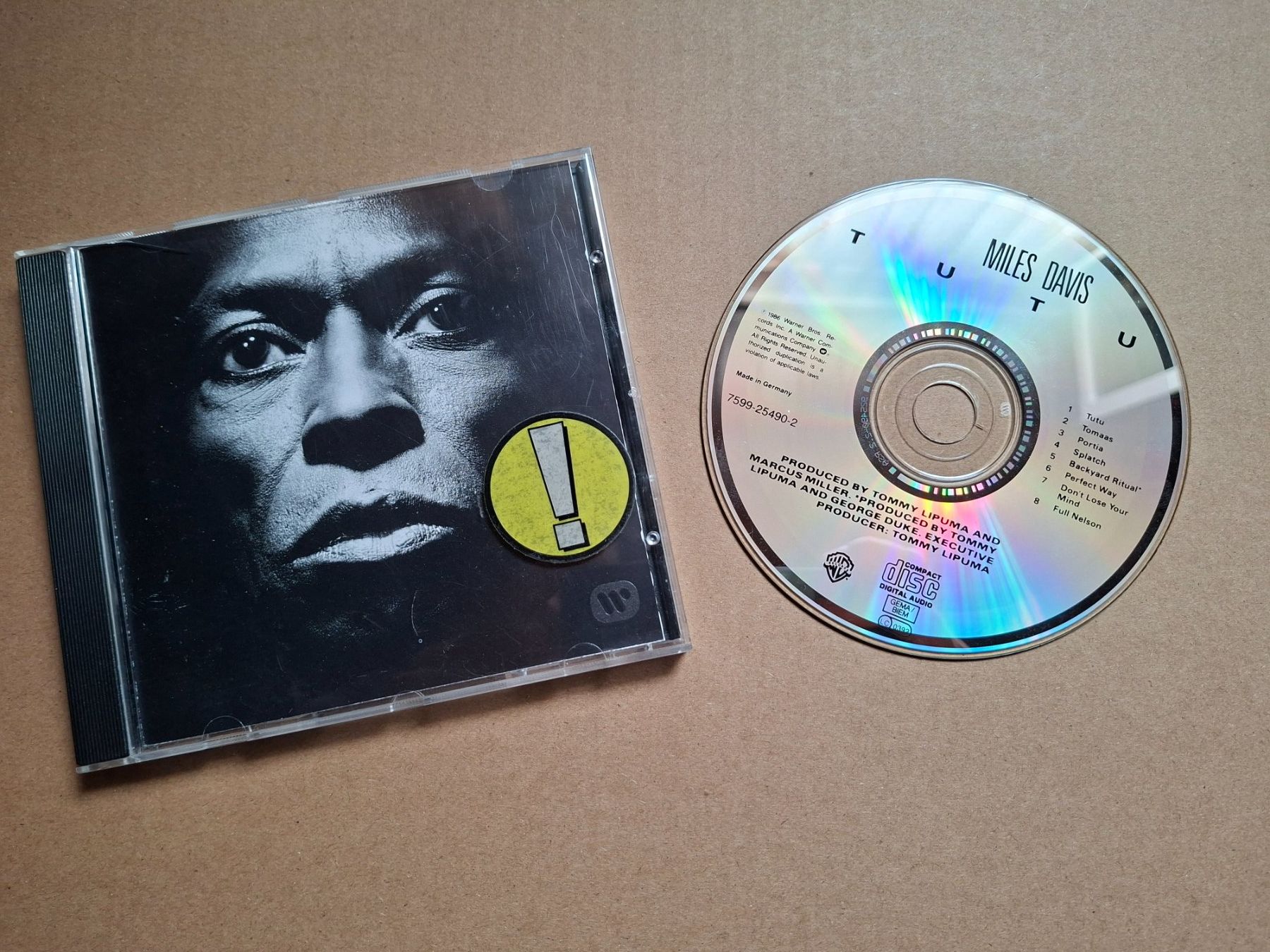 CD: Miles Davis CD TUTU Jazz – Usato da Burg AG venduto da ..machine_rec..