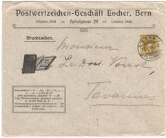 2 Rp. Tellknabe - illustrierte Privatganzsache von BERN
