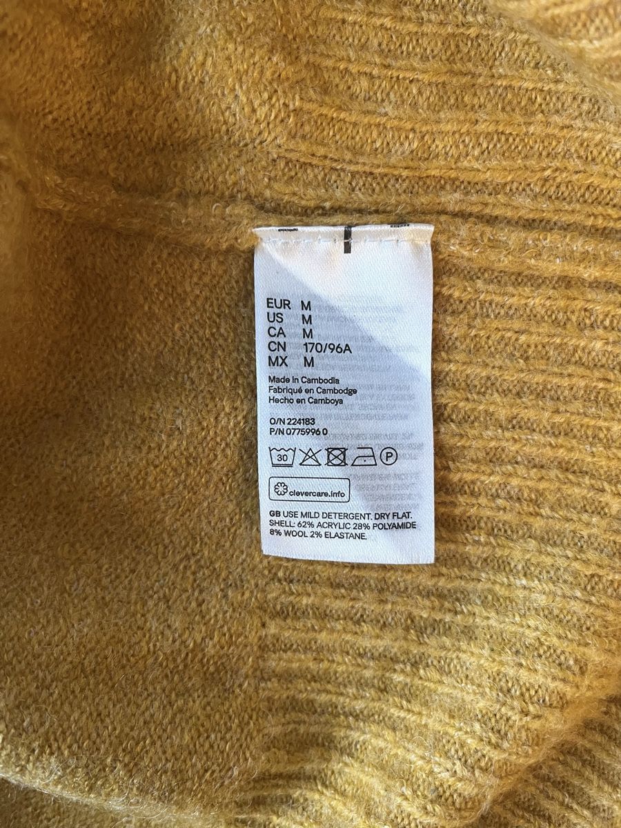 H&M Pullover & Sweatshirts: Gelber Strickpullover, H&M, Gr. M – Neu (gemäss Beschreibung) aus Zürich von me_t7e4 3