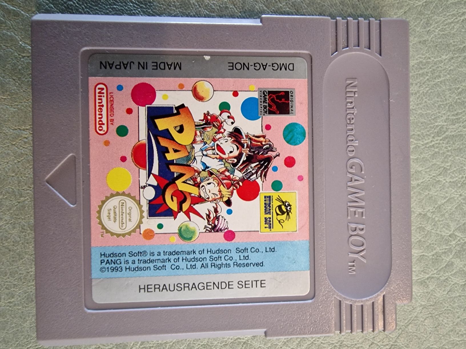 Nintendo Giochi: Game Boy PANG Spielmodul mit Hülle – Usato da Windisch venduto da Pingu23