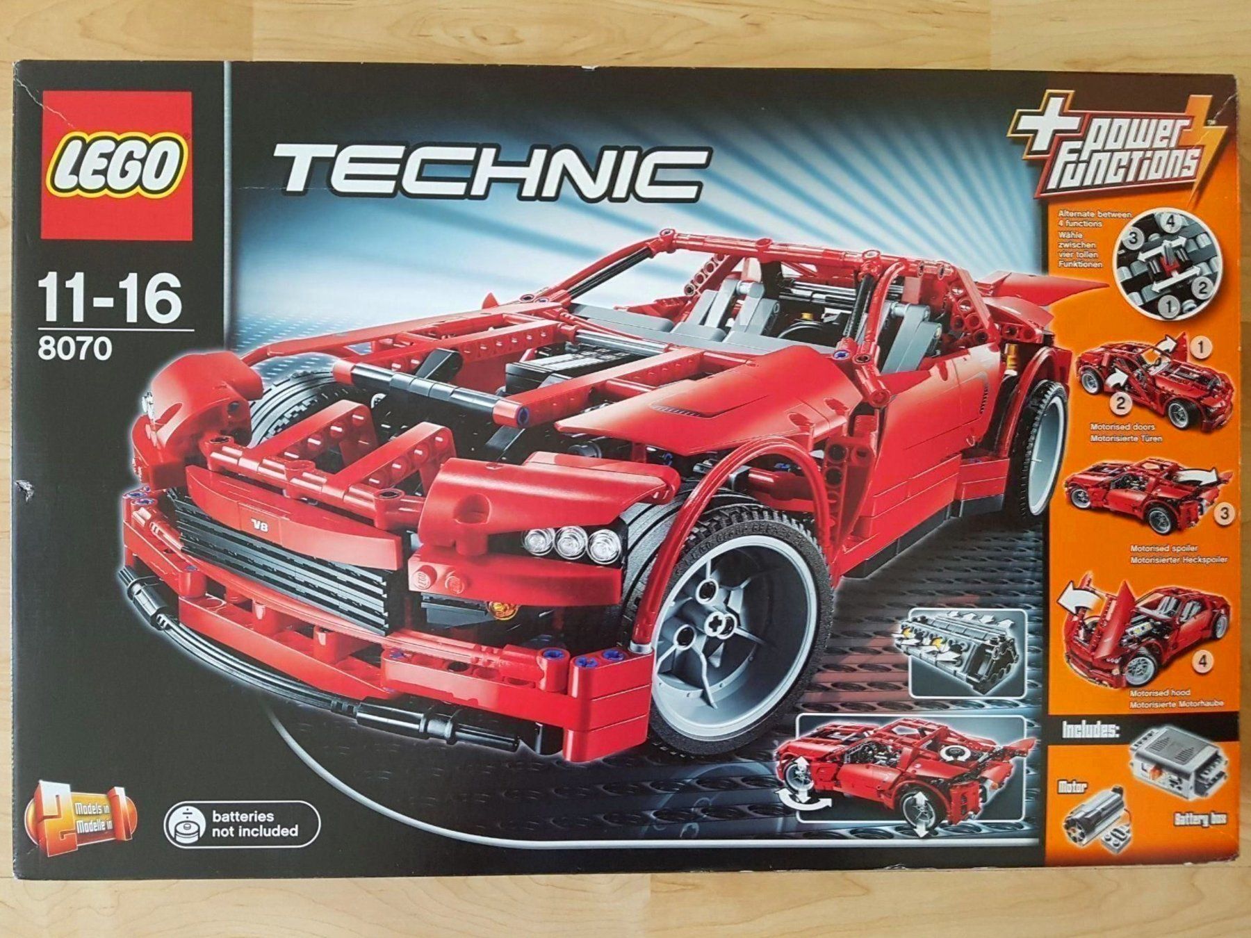 Lego Jeux de construction: Lego Technic #8070 Super-Car oder Hot-Rod 2-Bauarten möglich – D'occasion à Kaiseraugst par ReBu63 4