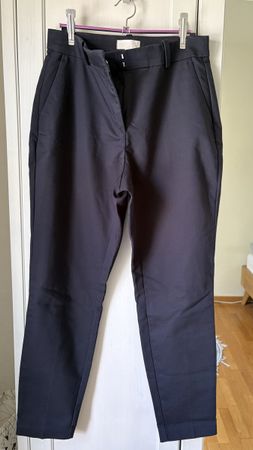 Damen Stoffhose dunkelblau Gr. 38
