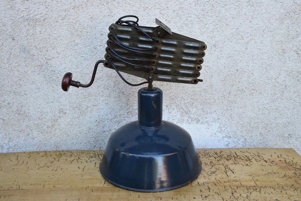 Lustres & lampes de plafonds: KE214 Deckenscherenlampe-Kurbellampe – D'occasion à kraiburg am inn par Vintage-Living 1
