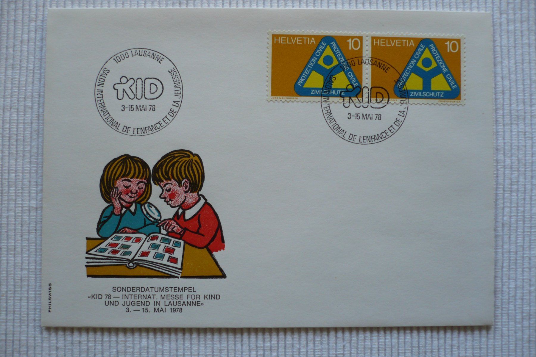 Alle Briefmarken: 1978 KID 78, Lausanne – Gebraucht aus Zürich von saltandpepper008