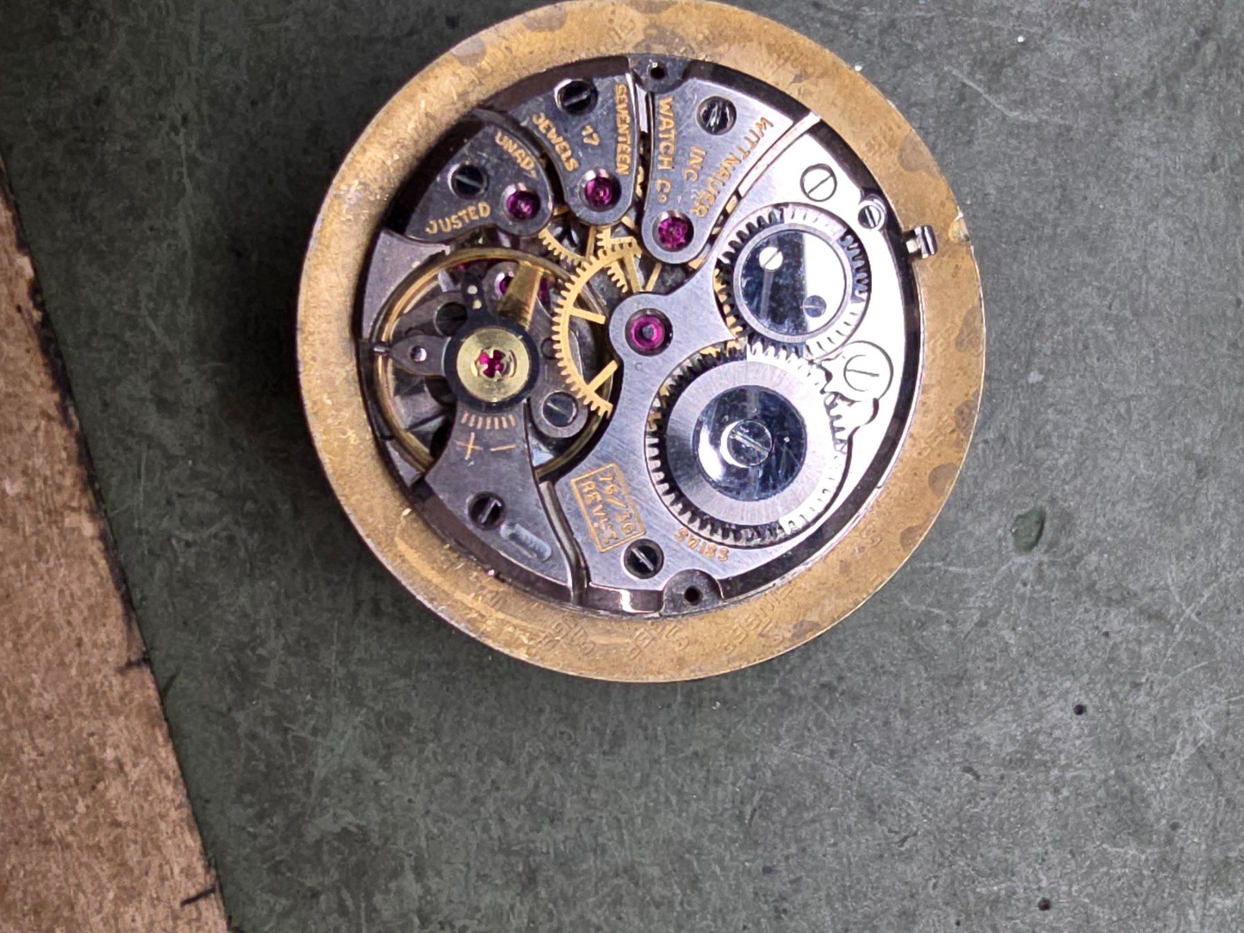 Orologi: Mouvement Wittnauer Revue 76 / 3G – Usato da Tramelan venduto da Nirdan 2