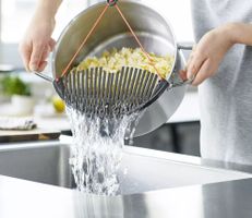 Abtopfsieb, platzsparend, Betty Bossi
