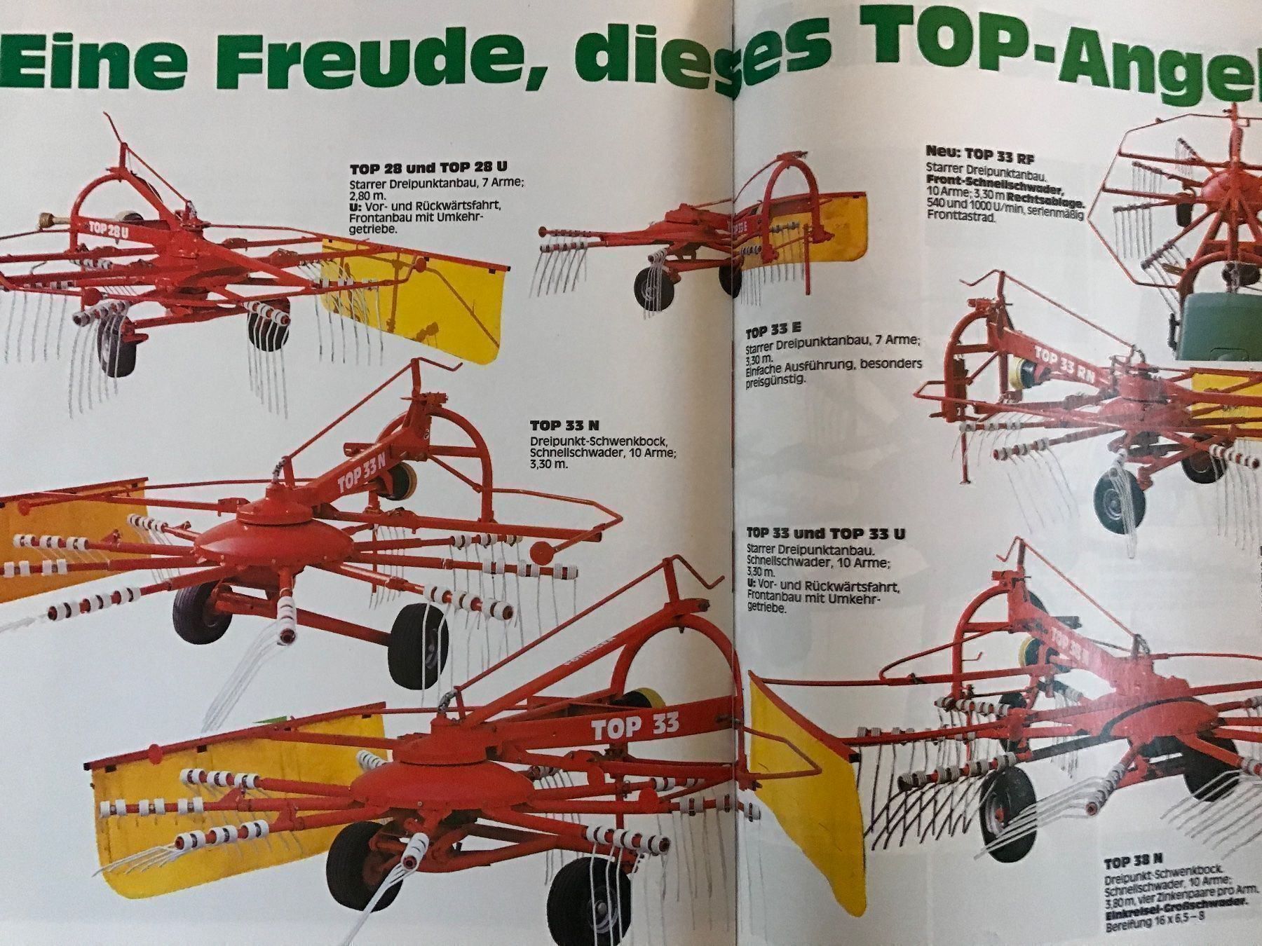 Traktoren: Pöttinger Prospekt Traktor Zubehör – Gebraucht aus Balterswil von Jeko1967 8