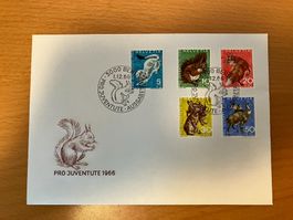 CH FDC Pro Juventute 1966