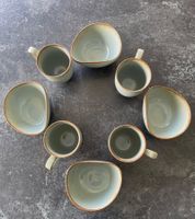 Geschirrset, 8-teilig, 4 Tassen und 4 Müsli-Schalen, top!