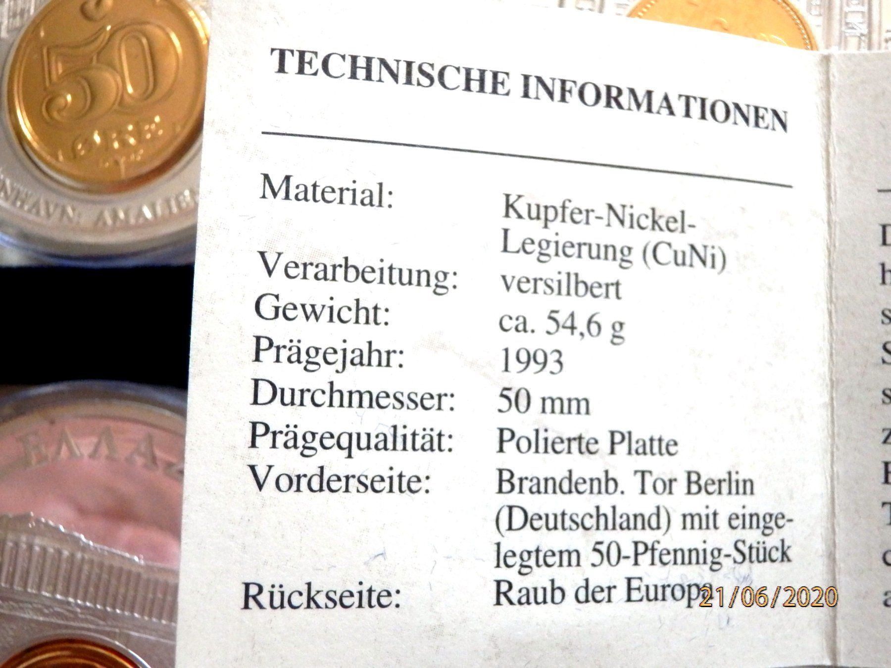 Tutti le monete: Münzen  Sammlung, Das Geld Europas – Usato da Ueberstorf venduto da dinbau 7