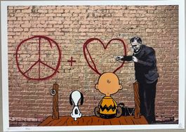 Death: Snoopy in Banksy Love School, signiert 87/100