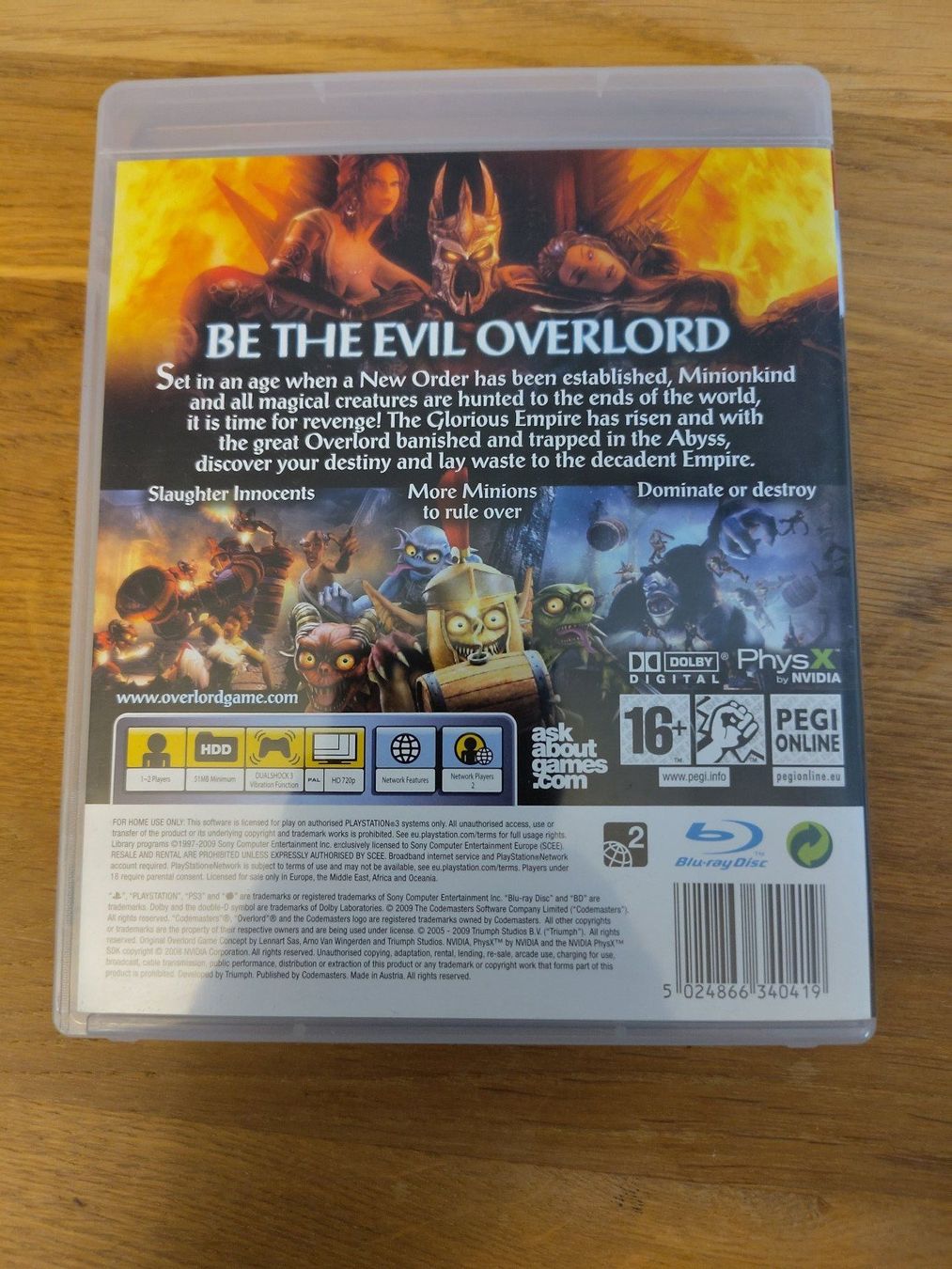 Sony Giochi: Overlord II / Overlord 2 - Playstation 3 – Usato da Kloten venduto da SuperRetroPixels 1