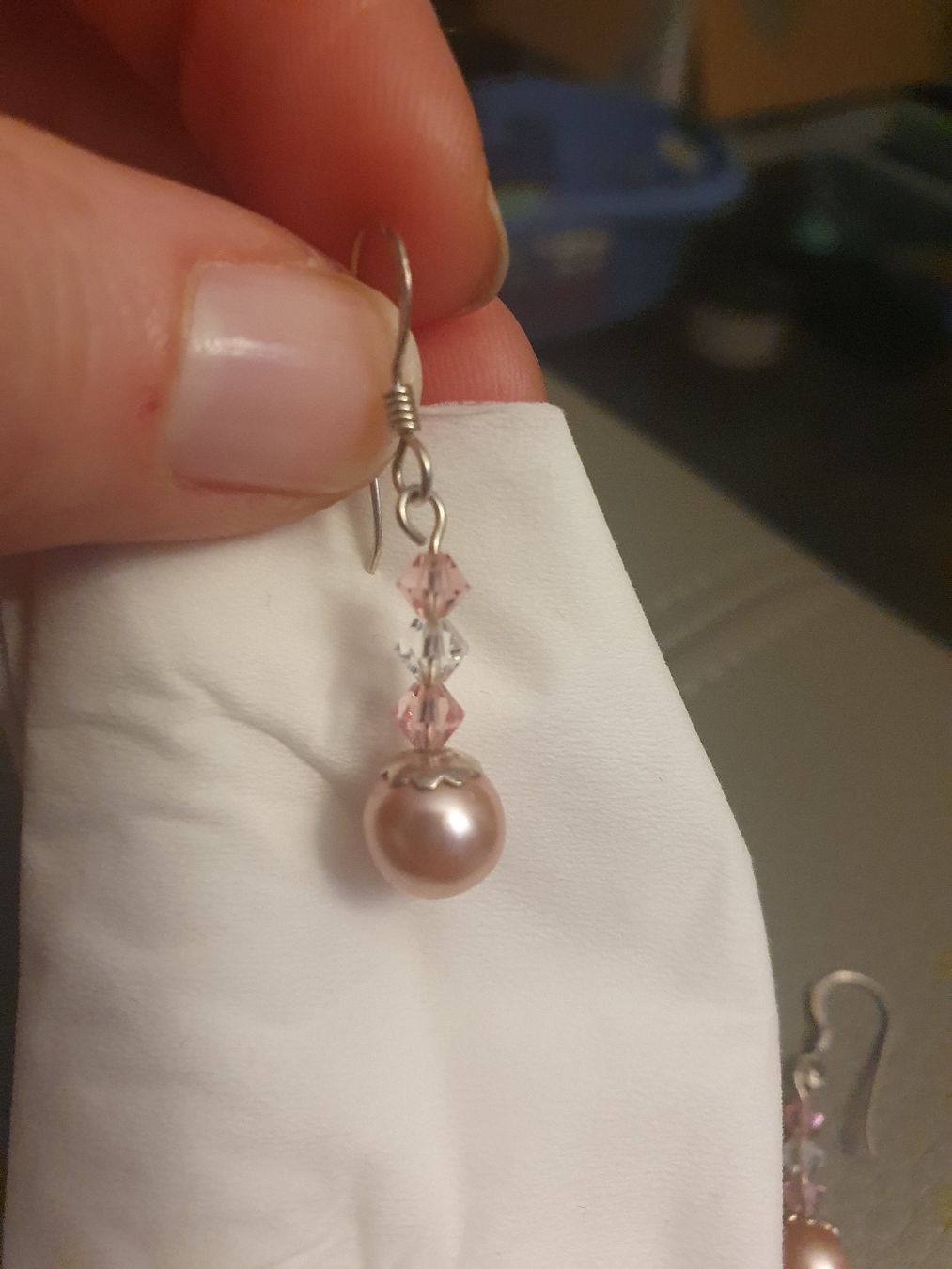 Boucles d'oreille: Ohringe Rosa – D'occasion à Bottmingen par mbrunetti1 2