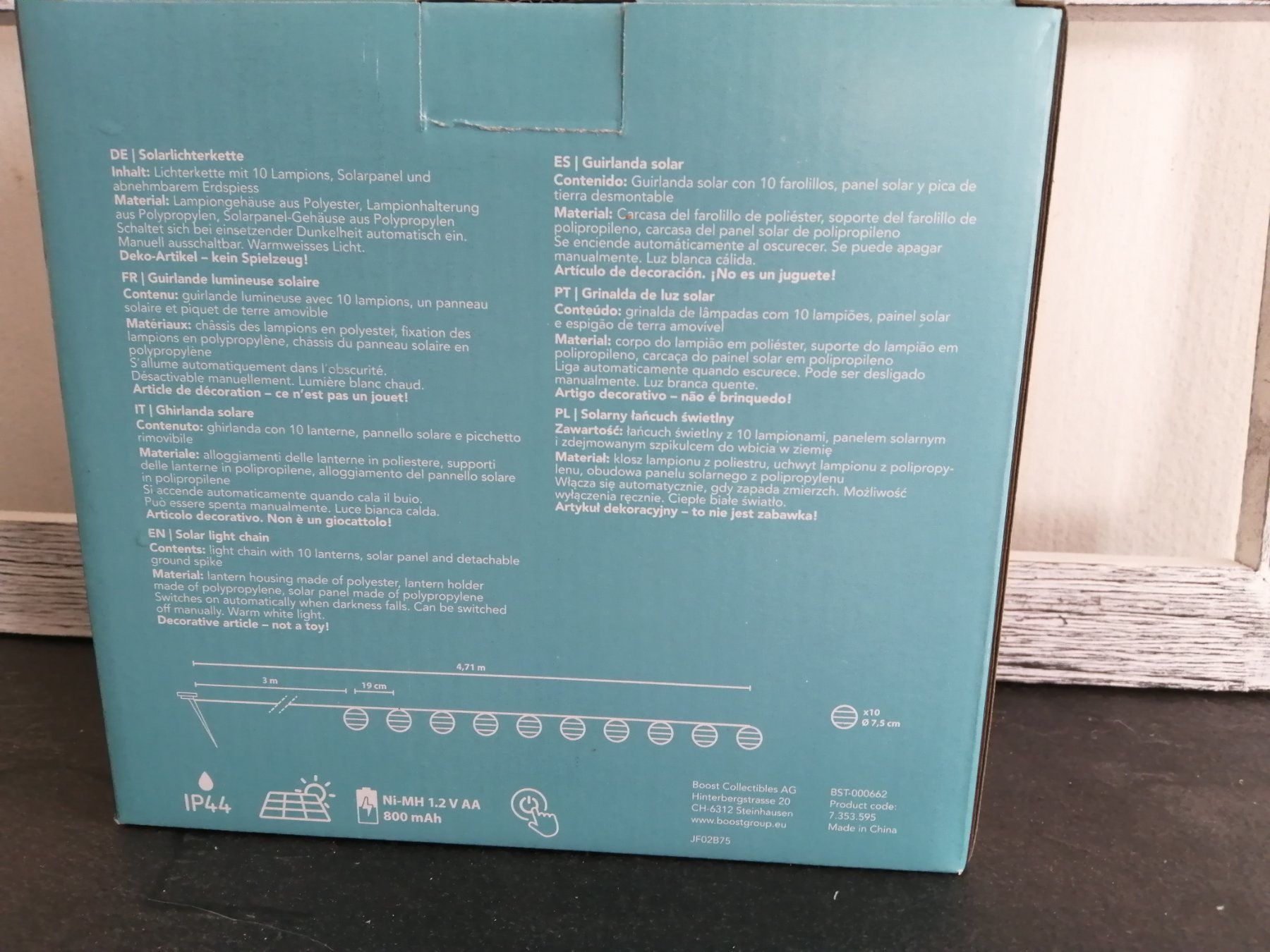 Coop Raccolte di bollini & punti: Summer Time Solarlichterkette – Nuovo e nell'imballaggio originale da langenthal venduto da Jordi04 2